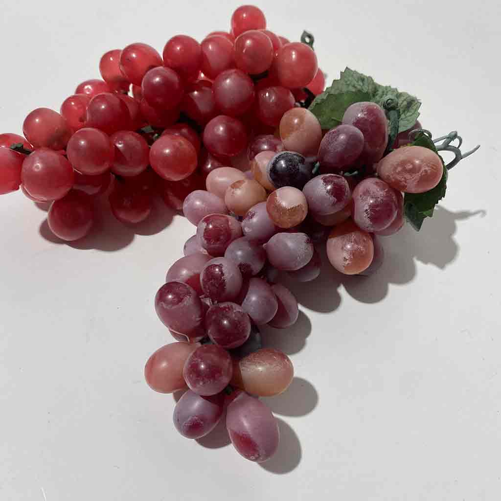 FRUIT, Artificial - Grapes Red Bunch
